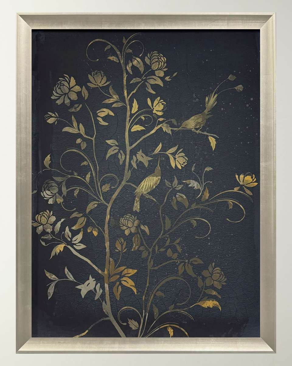 "Jardine Chinois II" Framed Giclee